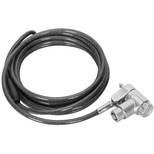 Targus defcon ultimate universal keyed cable lock with adaptable lock head diefstalbeveiliging