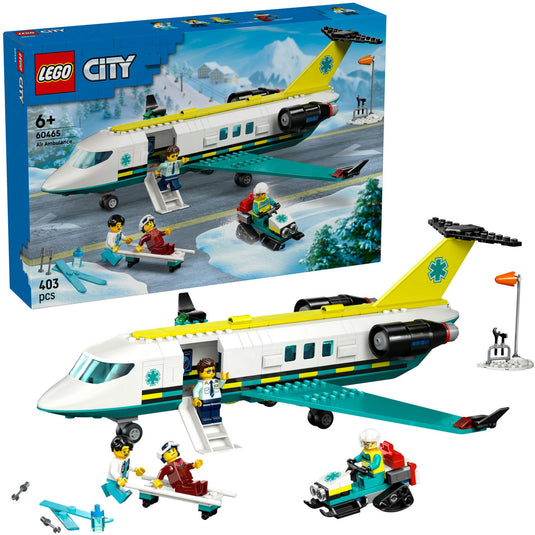 Lego city - ambulancevliegtuig constructiespeelgoed (60465)