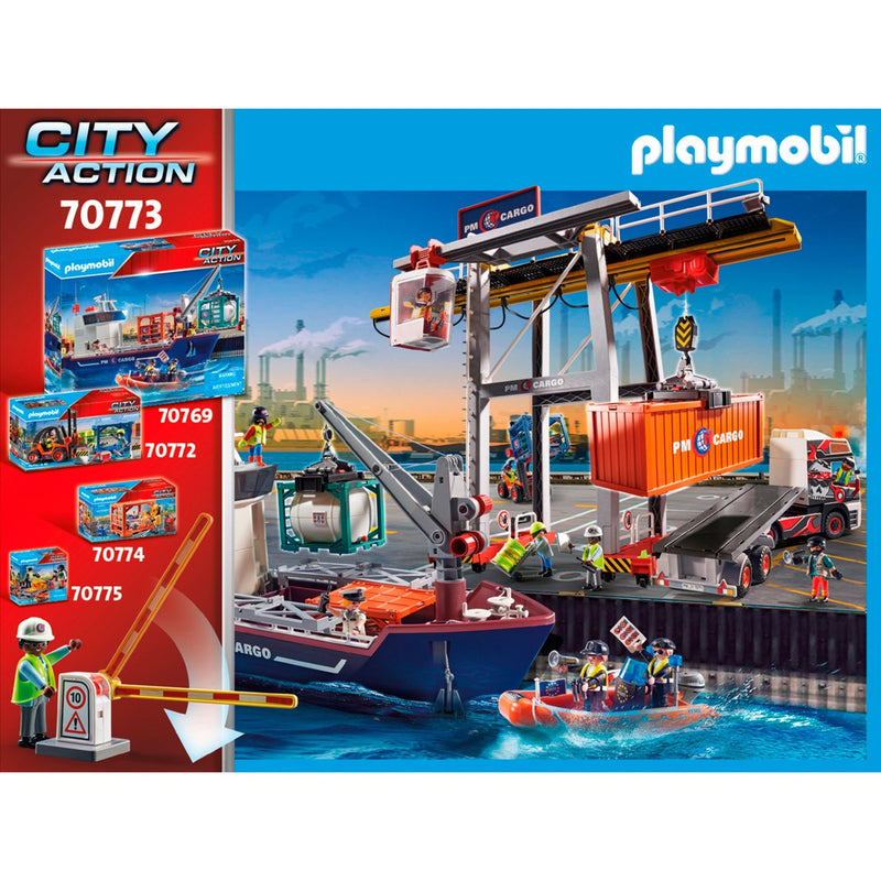 Load image into Gallery viewer, Playmobil city action - goederenmagazijn constructiespeelgoed (70773)
