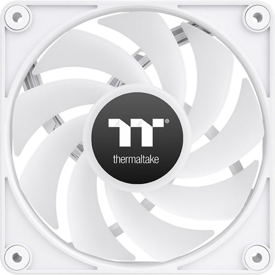 Thermaltake ct120 ex reverse argb sync pc cooling fan snow (3-fan pack) case fans (wit, 3 stuks, 120 x 120 x 25 mm, pwm)