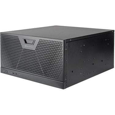 Silverstone rm51 rack behuizing (zwart | 5u | 2x usb-a | 1x usb-c)