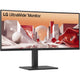 Lg 34ba75qe 34 curved ultrawide monitor (zwart, 1x displayport, 2x hdmi, 1x usb-c, 4x usb-a, 1x rj-45)