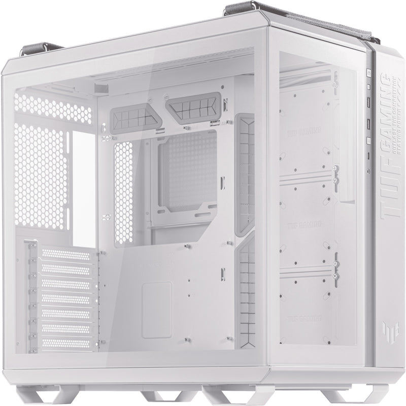 Load image into Gallery viewer, Asus tuf gaming gt502 midi tower behuizing (wit | 2x usb-a | 1x usb-c | tempered glass)
