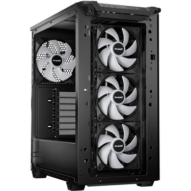 Be quiet! pure base 501 lx midi tower behuizing (zwart | 2x usb-a | 1x usb-c | rgb | tempered glass)