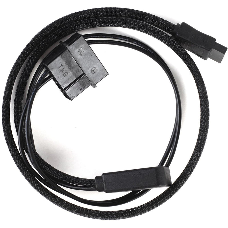 Load image into Gallery viewer, SilverStone SilverStone Slim SATA 2-in-1 Datakabel + Stroomadapter
