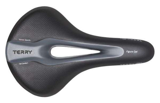 Terry zadel Figura gel dames zwart