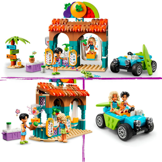 Lego friends - strand smoothiekraam constructiespeelgoed (42625)