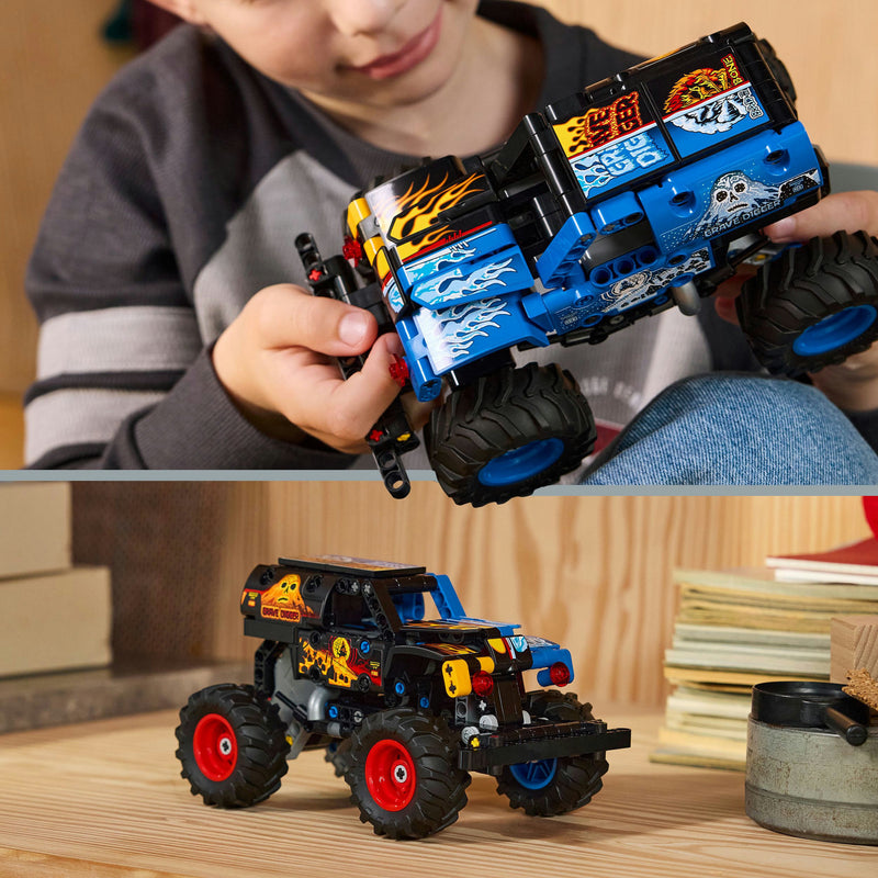 Load image into Gallery viewer, Lego technic 42219 monster jam grave digger vuur en ijs
