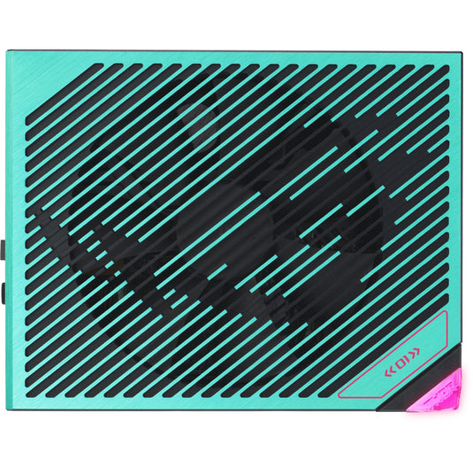 Asus rog thor platinum iii hatsune miku edition modulaire 1200 watt voeding (zwart, 1x 12v-2x6, 4x pcie)