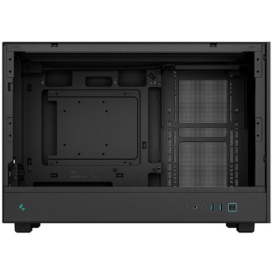 Deepcool ch260 mini tower behuizing (zwart | 2x usb-a | 1x usb-c | tempered glass)