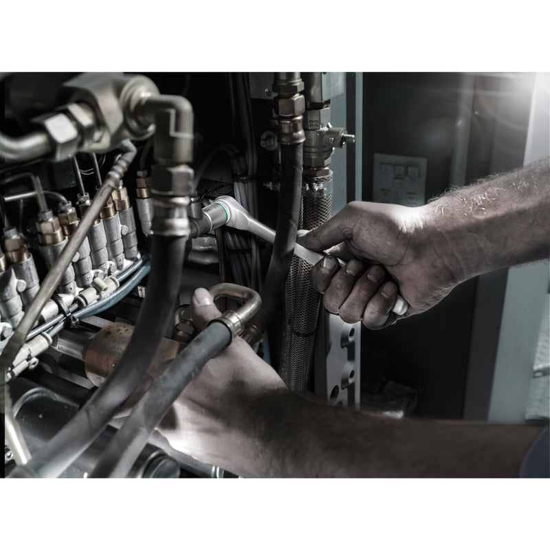 Load image into Gallery viewer, Wera 8100 sa 7 zyklop metal-ratelset doorsteekvierkant 1 4 gereedschapsset (28-delig)
