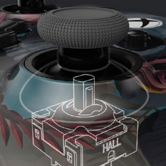 Powera advantage plus bedrade controller voor xbox series x|s - bloom gloom (zilver, xbox series x|s, xbox one, pc)