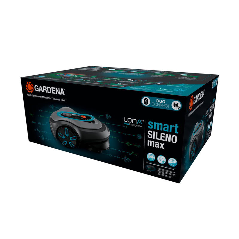 Load image into Gallery viewer, Gardena smart sileno max 1500 m² robotmaaier (grijs turquoise, 19903-26)
