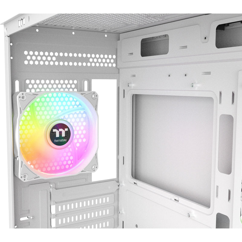 Load image into Gallery viewer, Thermaltake view 170 ws argb mini tower behuizing (wit houtkleur | 2x usb-a | rgb | tempered glass)

