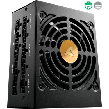 Sharkoon rebel p20 sfx modulaire 750 watt voeding (zwart, 1x 12v-2x6, 2x pcie)