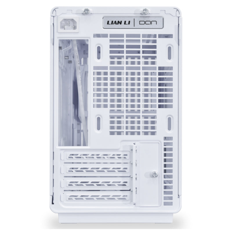 Load image into Gallery viewer, Lian li a3-matx white (wood edition) midi tower behuizing (wit houtkleur | 2x usb-a | 1x usb-c | tempered glass)
