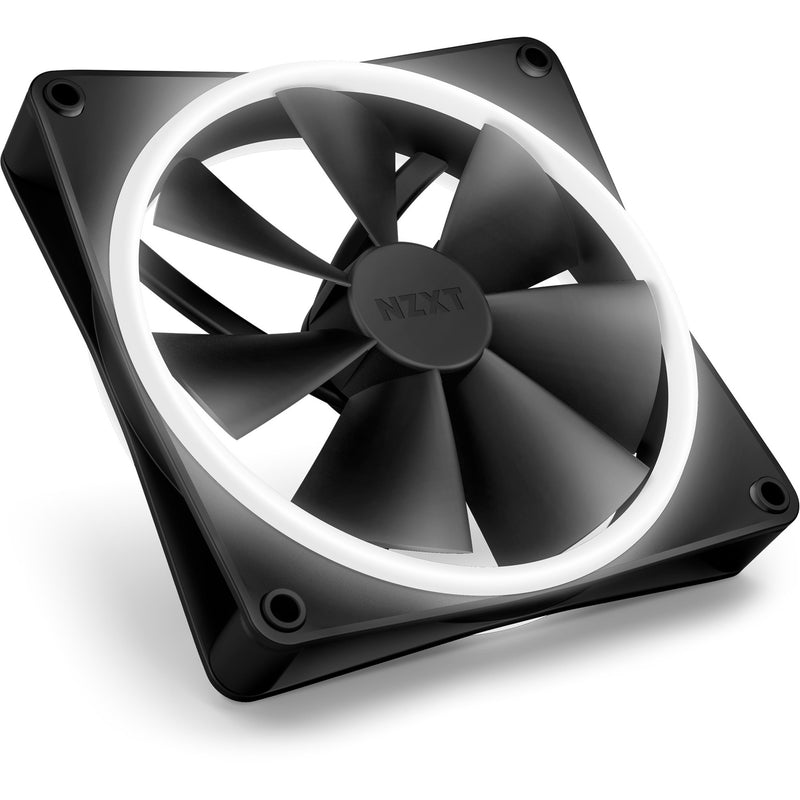 Load image into Gallery viewer, Nzxt f140 rgb duo case fan (zwart, 140 x 140 x 25 mm, pwm, zonder controller)

