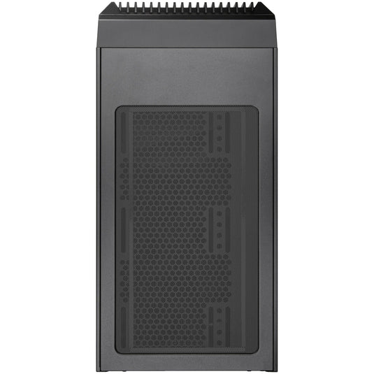 Silverstone cs382 mini tower behuizing (zwart | 2x usb-a | 1x usb-c)
