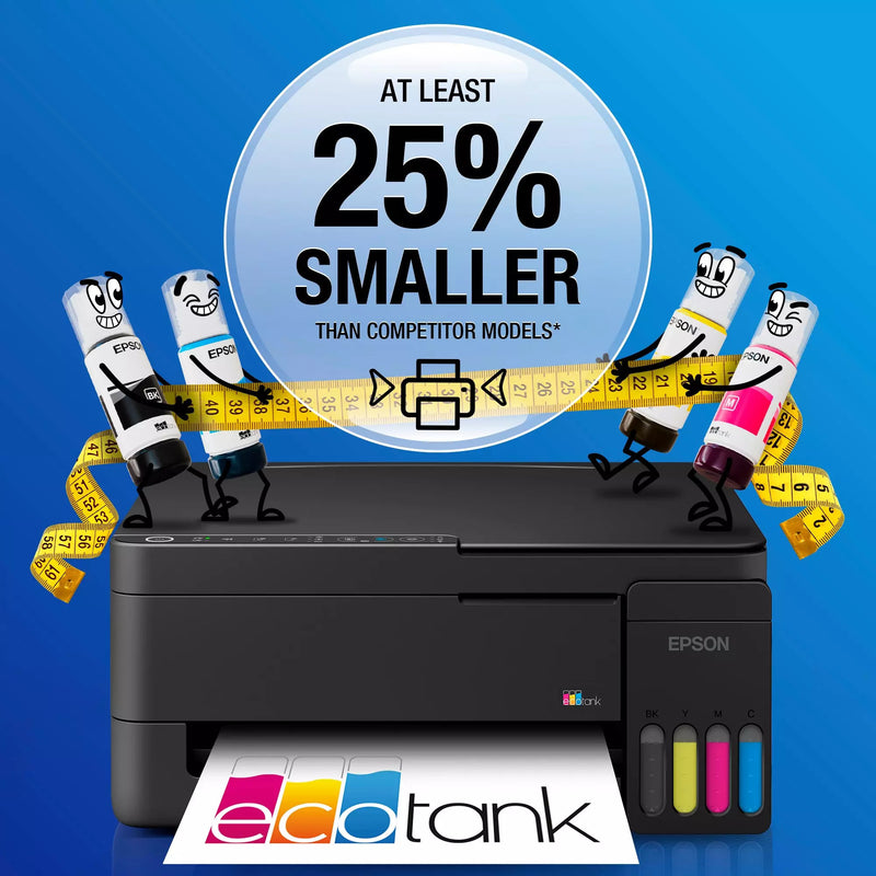 Load image into Gallery viewer, Epson ecotank et-2912 all-in-one inkjetprinter (zwart, scannen, kopiëren, wi-fi, inclusief tot 3 jaar inkt, c11cl62406)

