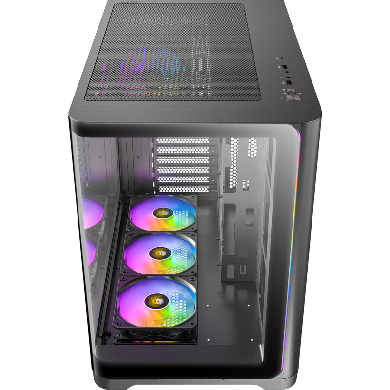 Load image into Gallery viewer, Antec c5 curve argb midi tower behuizing (zwart | 2x usb-a | 1x usb-c | tempered glass)
