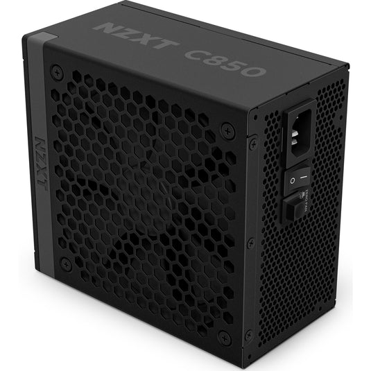 Nzxt c850 gold atx 3.1 modulaire 850 watt voeding (zwart, 1x 12v-2x6, 3x pcie)