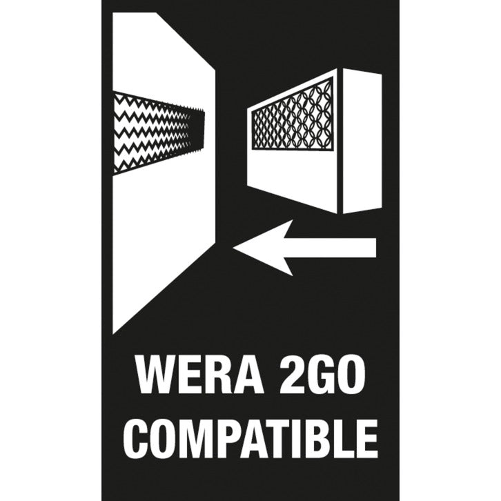 Load image into Gallery viewer, Wera 2go 4 gereedschapsdraagtas (zwart)
