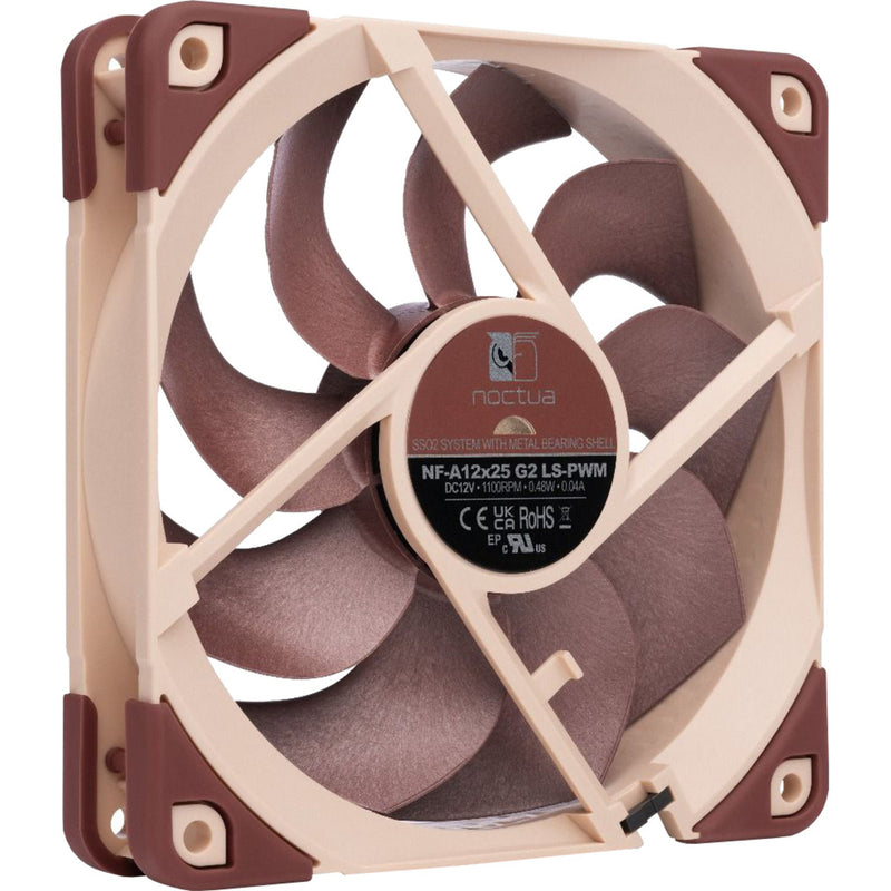 Load image into Gallery viewer, Noctua nf-a12x25 g2 ls-pwm case fan (bruin, 120 x 120 x 25 mm)
