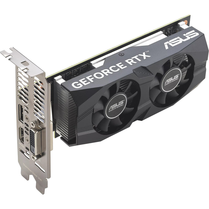 Load image into Gallery viewer, Asus geforce rtx 3050 lp brk oc edition 6gb gddr6 grafische kaart (1x displayport, 1x hdmi 2.1, 1x dvi-d)
