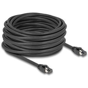 Delock cat.8.1 netwerkkabel (zwart, 15 meter, s ftp, rj-45)