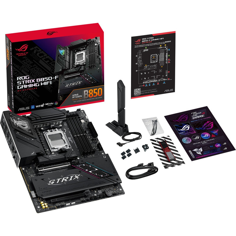 Load image into Gallery viewer, Asus rog strix b850-f gaming wifi socket am5 moederbord (2,5gb-lan, wi-fi 7, bt, sound, atx)
