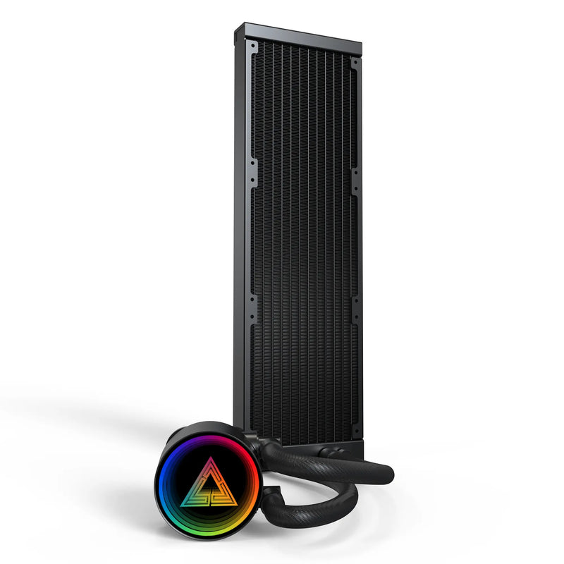 Load image into Gallery viewer, Montech lightflow argb 360 waterkoeling (zwart)
