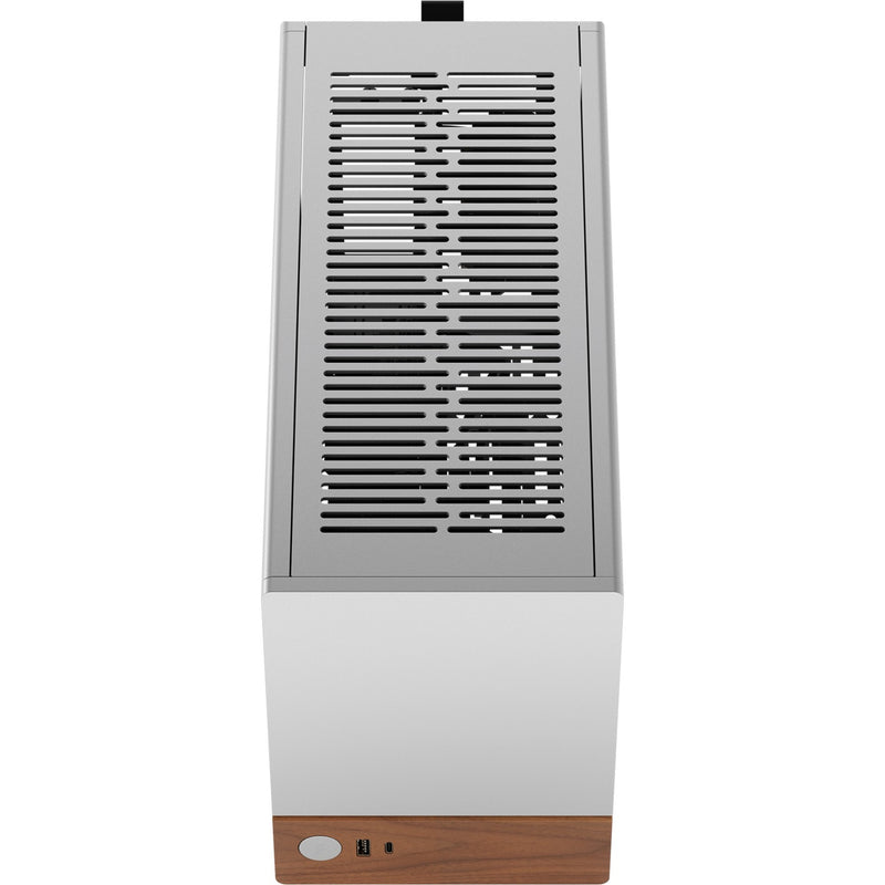 Load image into Gallery viewer, Fractal design terra mini tower behuizing (zilver houtkleur | 1x usb-a | 1x usb-c)
