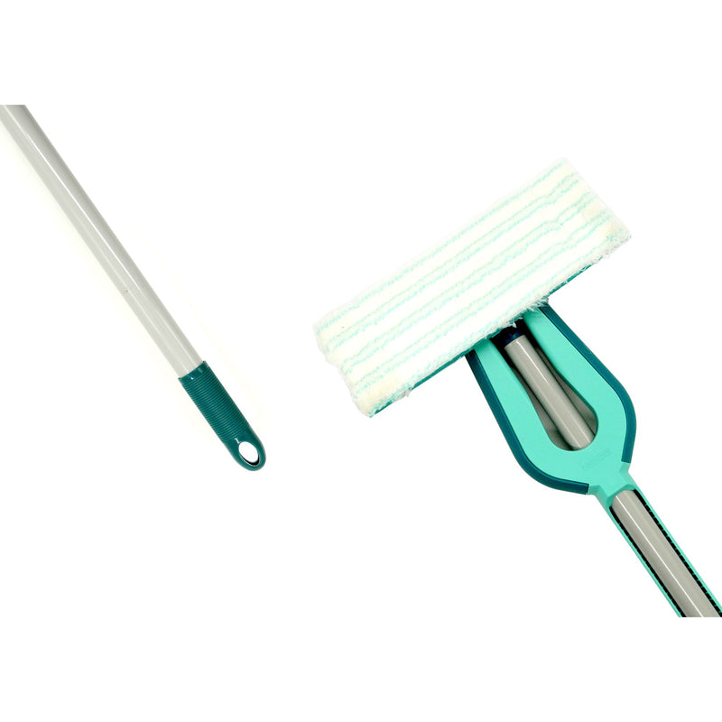 Load image into Gallery viewer, Leifheit picobello vloerwisser s micro duo met steel - 27 cm wisbreedte - turqouise - grijs
