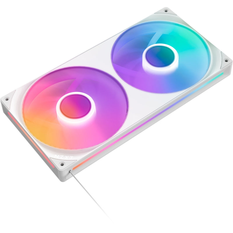 Load image into Gallery viewer, Nzxt f280 rgb core case fans (wit, 2 stuks, 280 x 140 x 26 mm)
