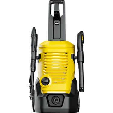 Kärcher k 5 wcm premium hogedrukreiniger (geel zwart, met vuilfrees en slanghaspel)