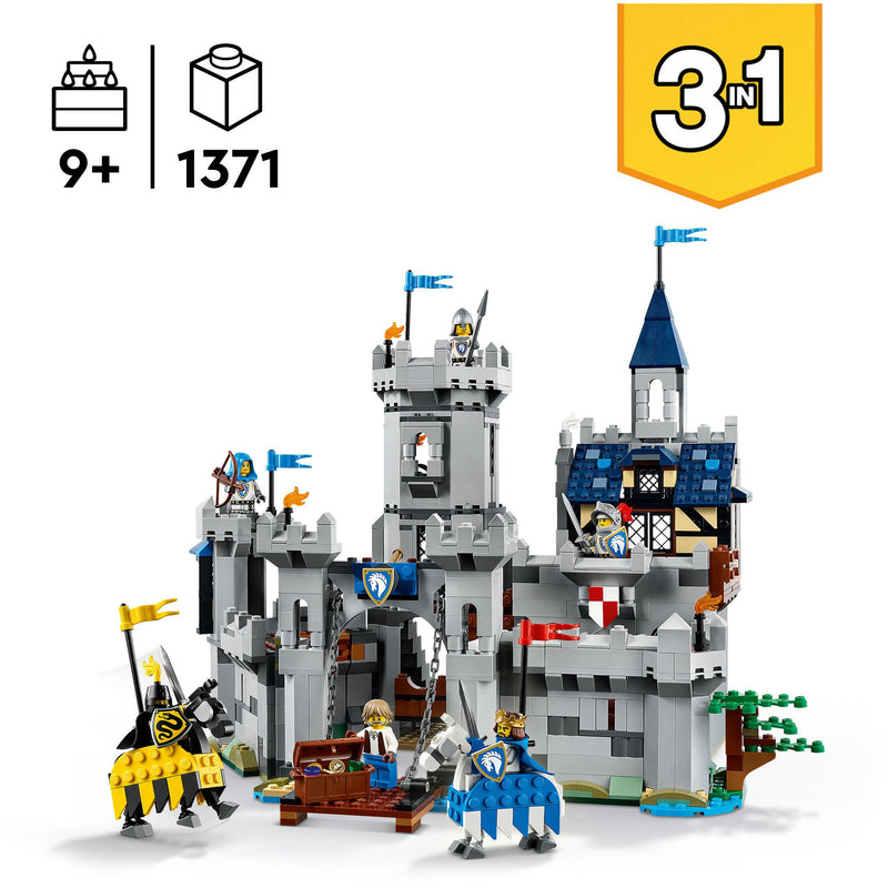 Load image into Gallery viewer, Lego ® creator 3in1 middeleeuws kasteel met ridders te paard - 31168
