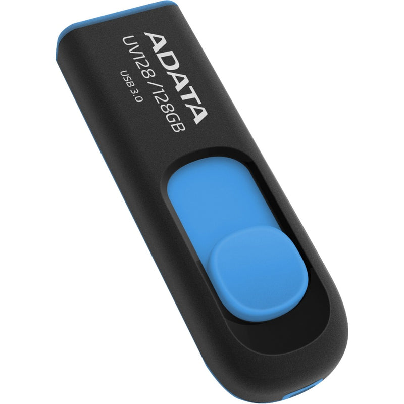 Load image into Gallery viewer, Adata dash drive uv128 64 gb usb-stick (zwart blauw, usb 3.0)
