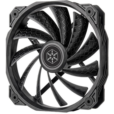 Silverstone shark force 160 case fan (zwart, 160 x 160 x 27 mm, pwm)
