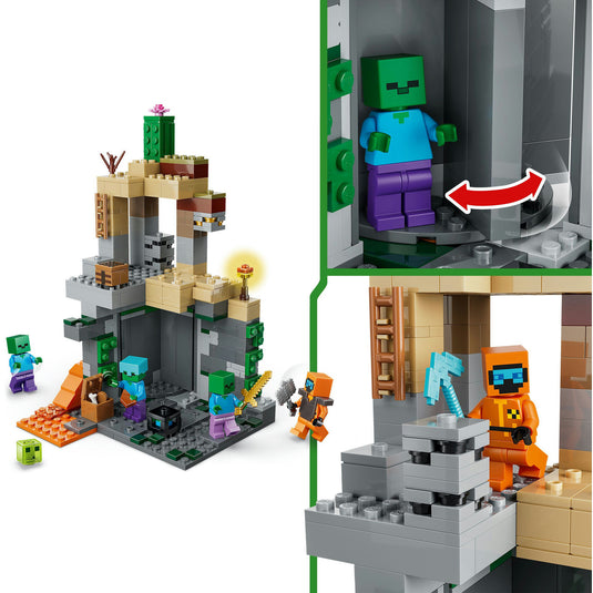 Lego minecraft zombiekerker speelgoed voor kinderen en gamers vanaf 8 jaar - 21587