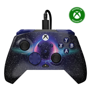 Turtle beach rematch geavanceerde bedrade controller (dark cosmos, xbox serie x|s, xbox one, pc)