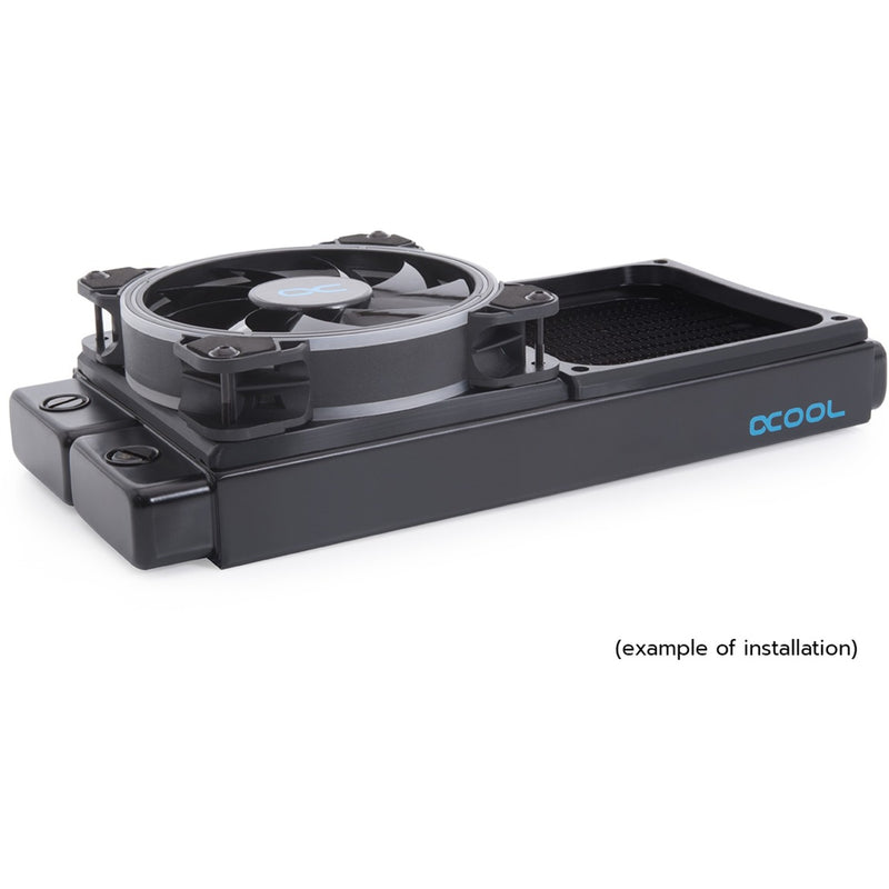 Load image into Gallery viewer, Alphacool shroud decoupling 120mm (7mm thick) inbouwframe (zwart)
