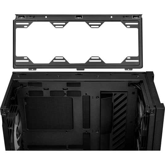 Asus tuf gaming gt302 argb midi tower behuizing (zwart | 2x usb-a | 1x usb-c | rgb | tempered glass)