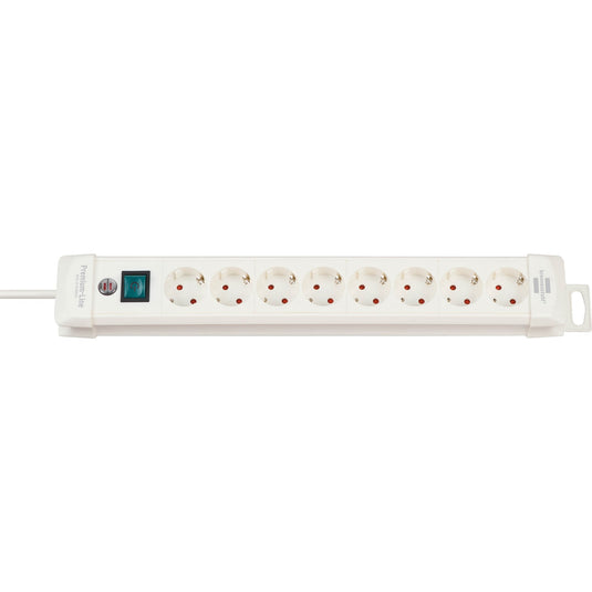 Brennenstuhl premium-line stekkerdoos 8-voudig, 3m stekkerdoos (voor 8 stekkers)