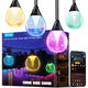 Govee outdoor clear bulb string lights slimme buitenverlichting rgbww matter