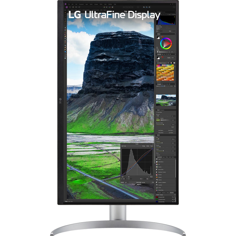 Load image into Gallery viewer, Lg ultrafine 27uq850v-w 27 4k uhd monitor (wit zilver, 2x hdmi, displayport, 2x usb-a, usb-b, usb-c)

