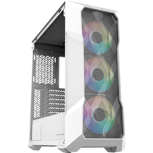 Cooler master masterbox td500 mesh v2 midi tower behuizing (wit | 2x usb-a | 1x usb-c | rgb | tempered glass)
