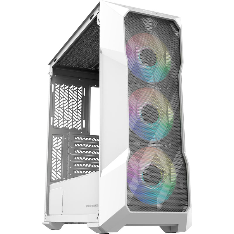 Load image into Gallery viewer, Cooler master masterbox td500 mesh v2 midi tower behuizing (wit | 2x usb-a | 1x usb-c | rgb | tempered glass)
