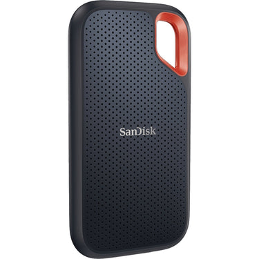 Sandisk extreme portable v2, 1 tb externe ssd (zwart oranje, sdssde61-1t00-g25, usb-c)