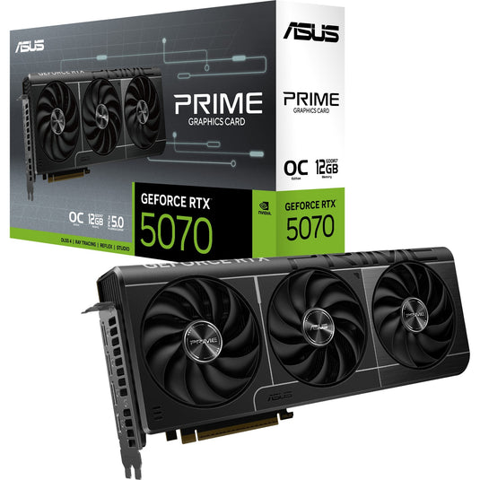 Asus prime geforce rtx 5070 oc grafische kaart (3x displayport, 1x hdmi)