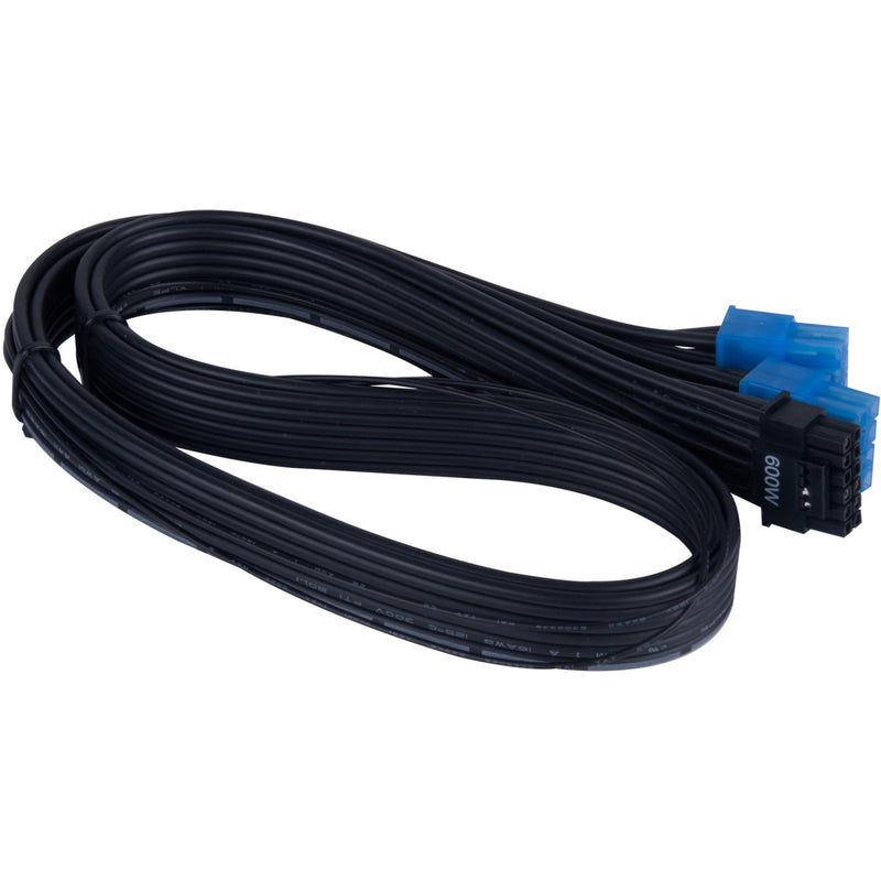 Load image into Gallery viewer, Silverstone 12vhpwr pcie adapter kabel sst-pp14-pcie (zwart, 0,55 meter)
